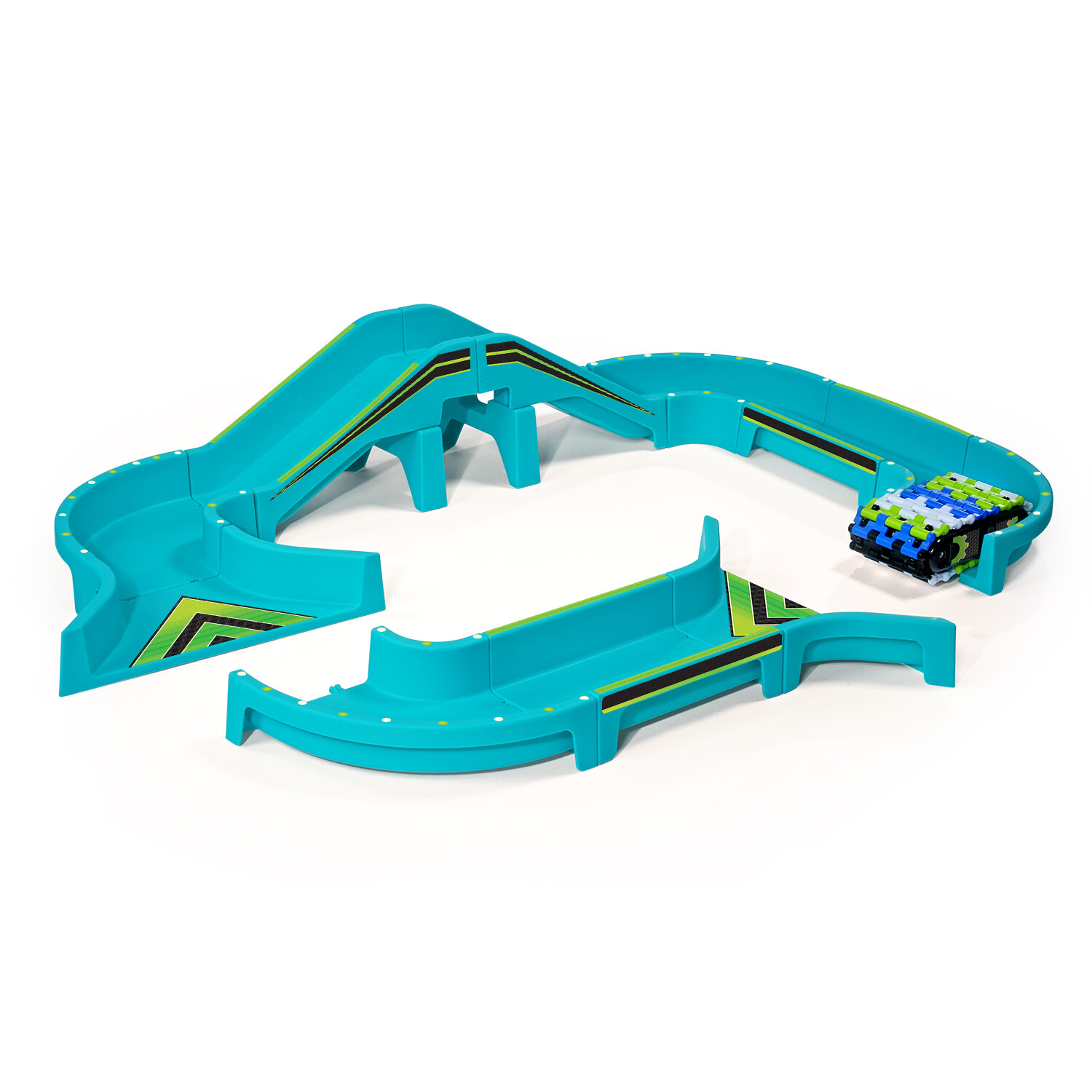 Wowwee Power Treads Vehículos para todas las superficies Paquete de curso épico Juguete Niños Pista modular- - Image 2