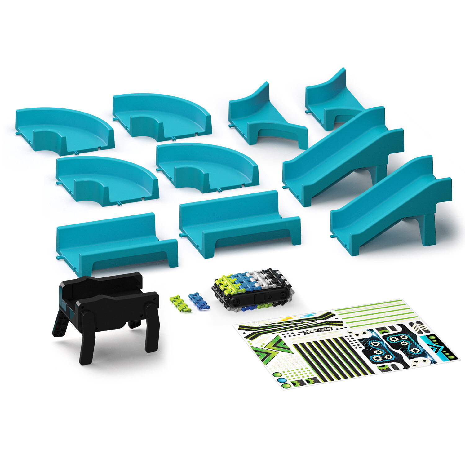 Wowwee Power Treads Vehículos para todas las superficies Paquete de curso épico Juguete Niños Pista modular- - Image 3