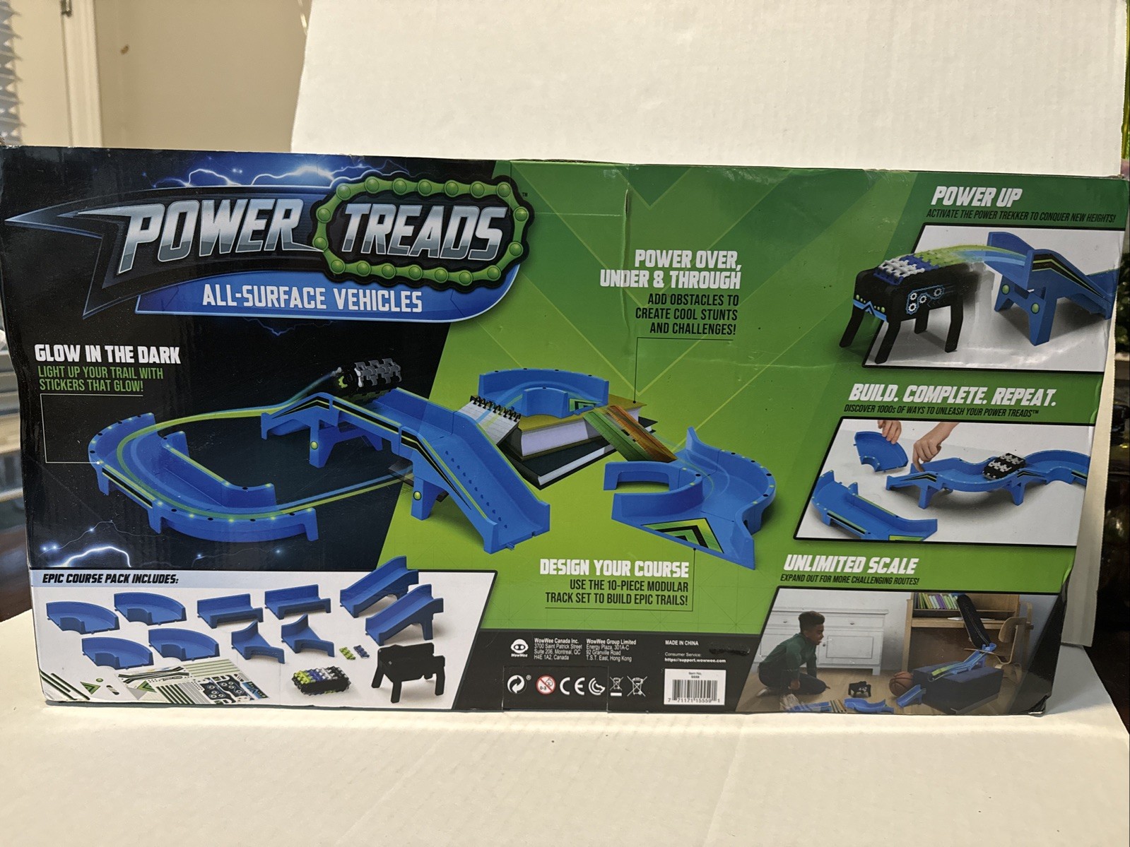 Power Treads Vehículos Todas las Superficies Epic Course Pack Modular Pista Juego de Juguete NUEVO- - Image 2