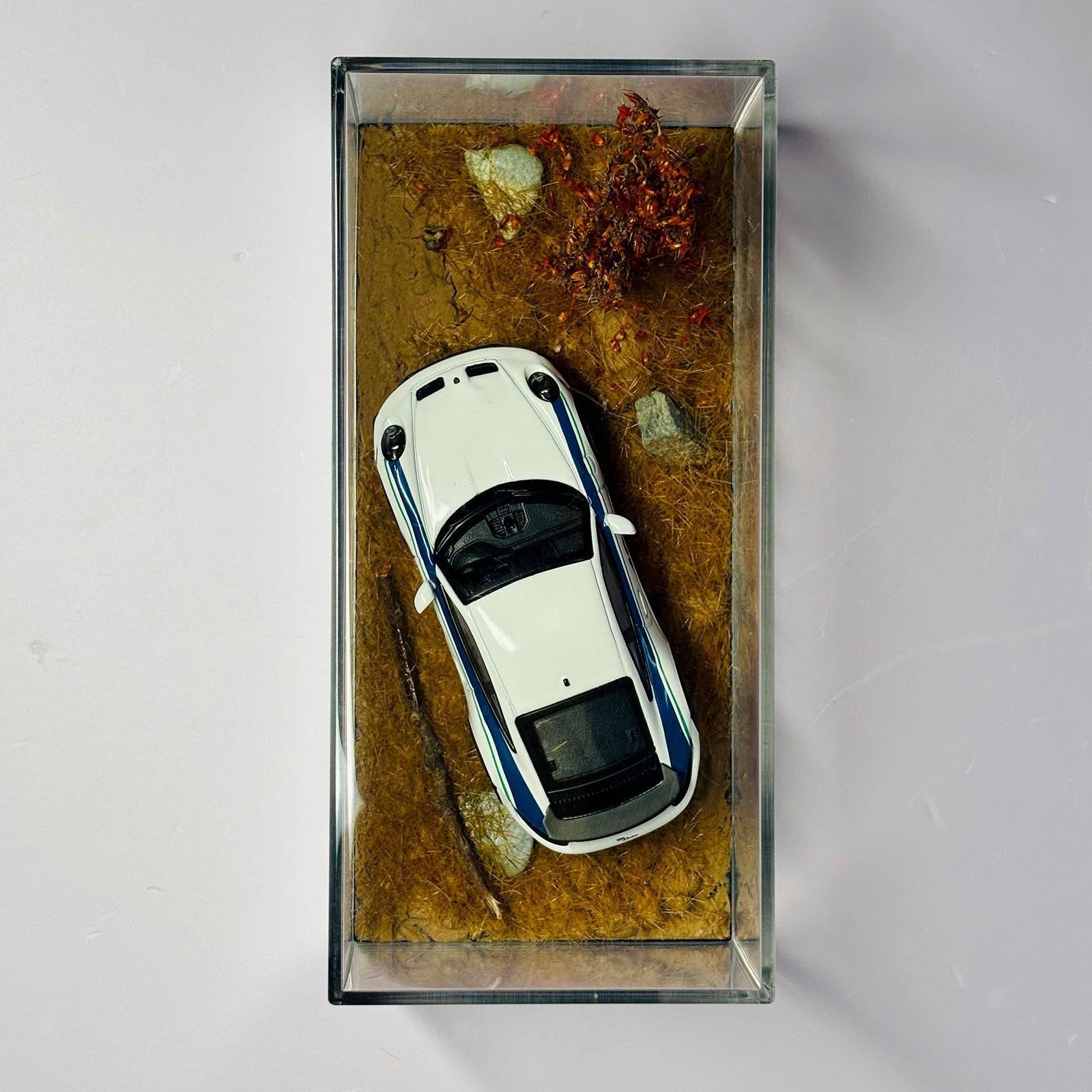 Model Car Display Case 1:64 Organizer Miniature Scenery Ornament Display Box - Image 4
