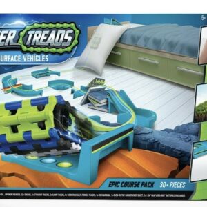 WowWee Power Treads Vehículos de Juguete para Todas las Superficies Paquete de Acelerador Completo 30+ Piezas Nuevo-