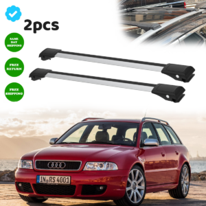 Portaequipajes plateado barras transversales para Audi A4 B5 Avant 1994-2001 piezas-