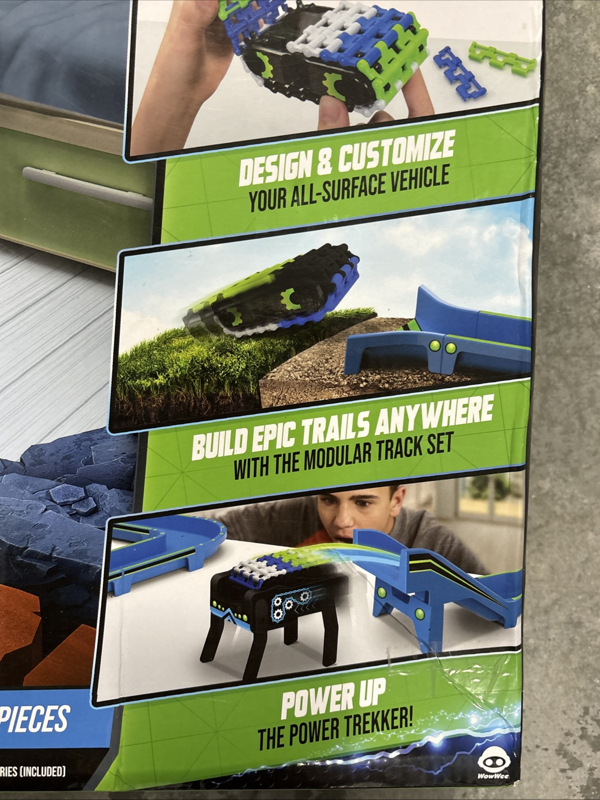 WowWee Power Treads All-Surface Vehicles épico paquete de curso 30+ piezas nuevo 5+- - Image 2