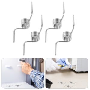 4 Piezas Bisagra Puerta Frigorífico Resorte Reemplazo Refrigerador Soporte Pieza Accesorios-