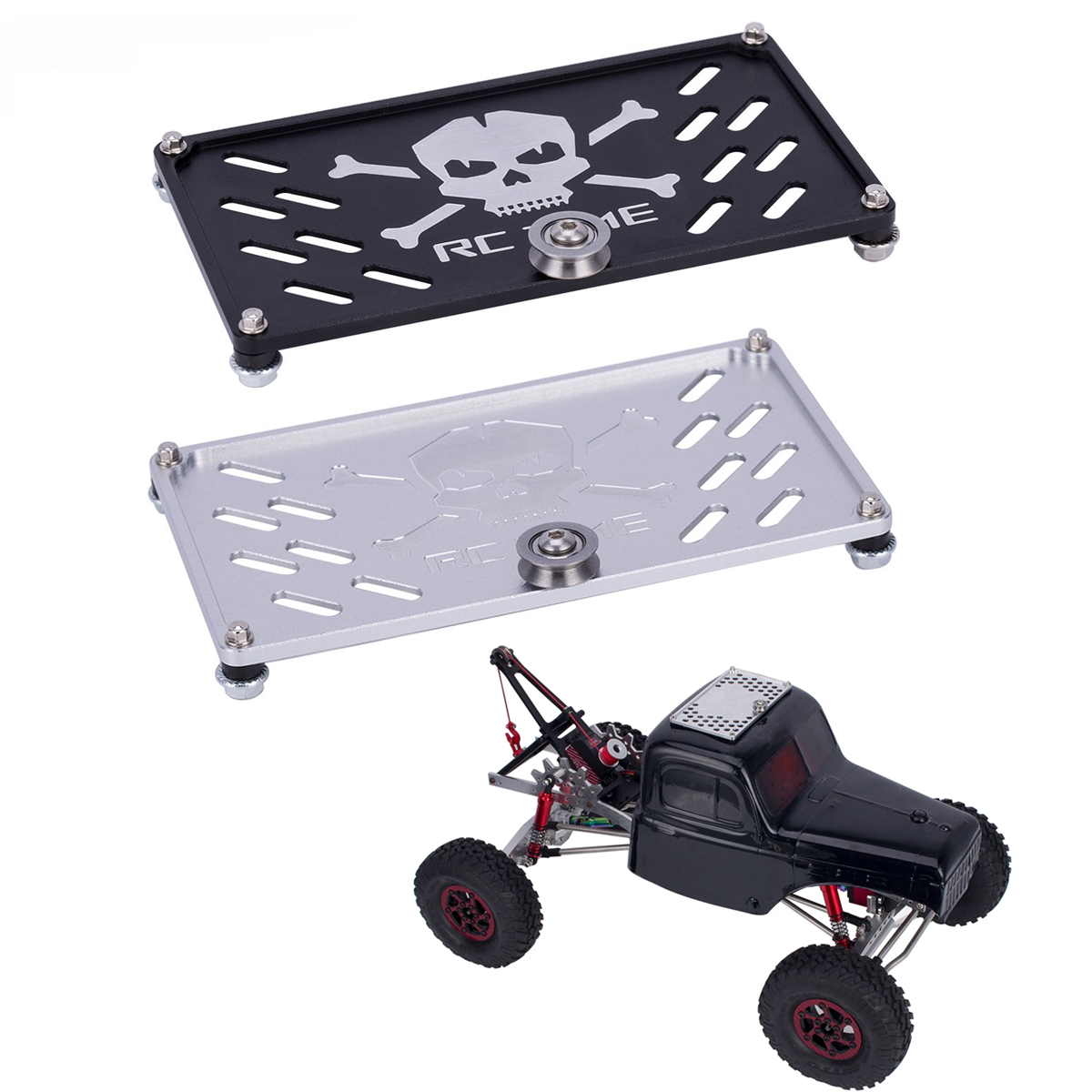 Para Coche RC 1/10 SCX10 TRX4 Capra LCG FJ40 Carcasa Decoración Baca Accesorios-