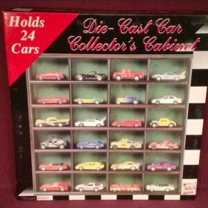 #3 24-CAR 1:64 DIECAST CAR COLLECTOR'S CABINET - NIB