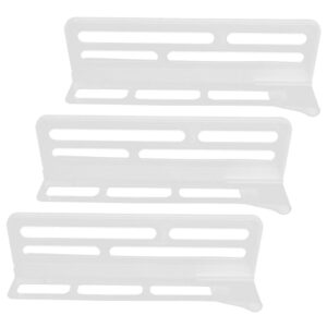 Divisor de refrigerador separador doméstico de 3 piezas divisores de estante para refrigerador-