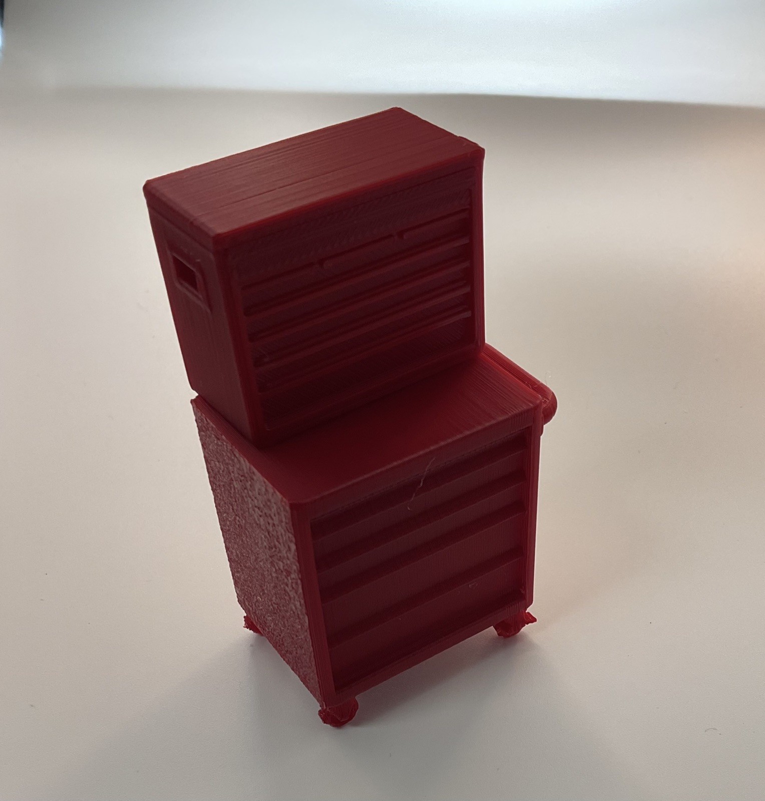 1/25 Scale 36" Tool Box (2-Piece Set) - FDM 3D Printed Shop Diorama Accessory - Image 2
