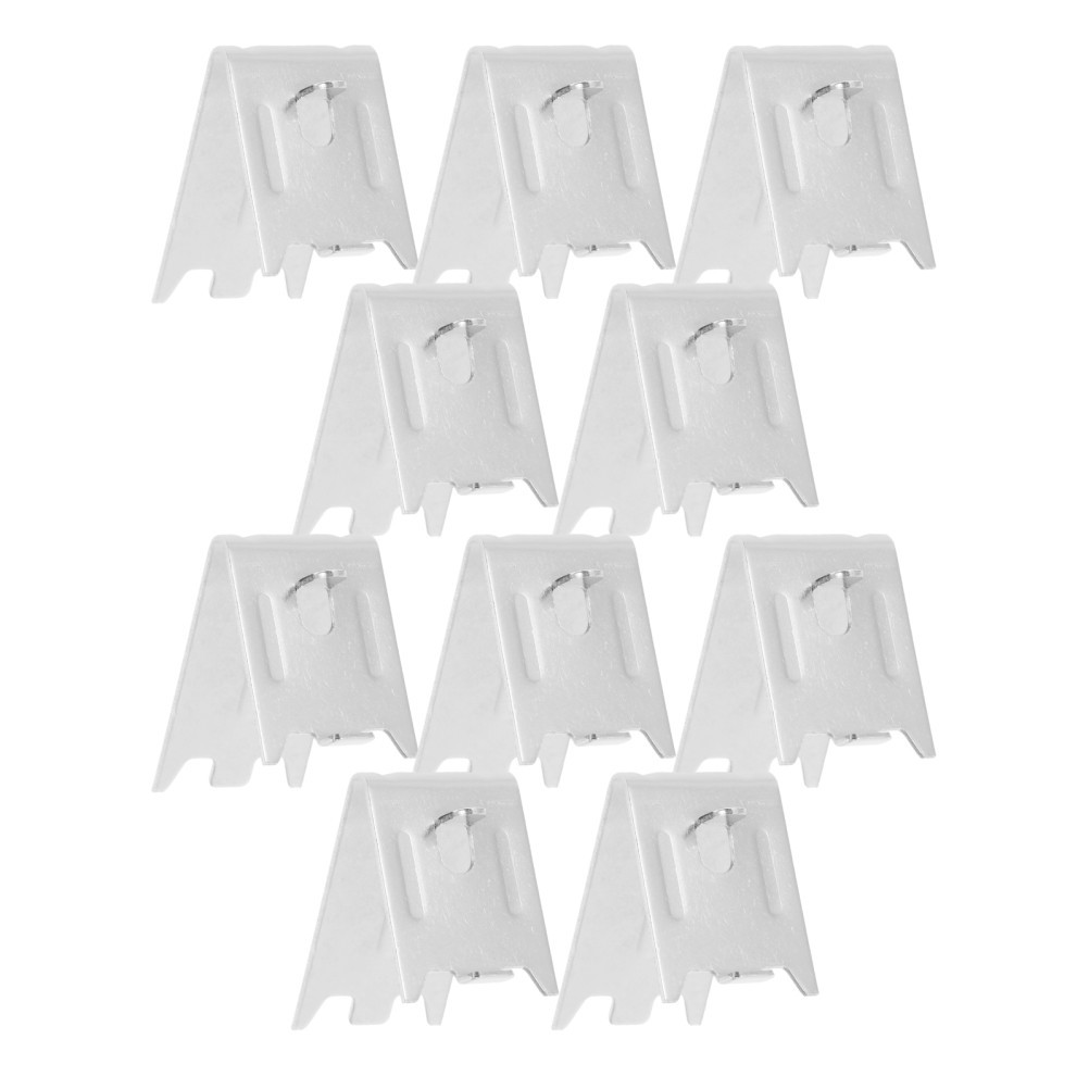 10 Piezas Soporte de Estante Clips de Refrigerador Comercial Soportes de Refrigerador-