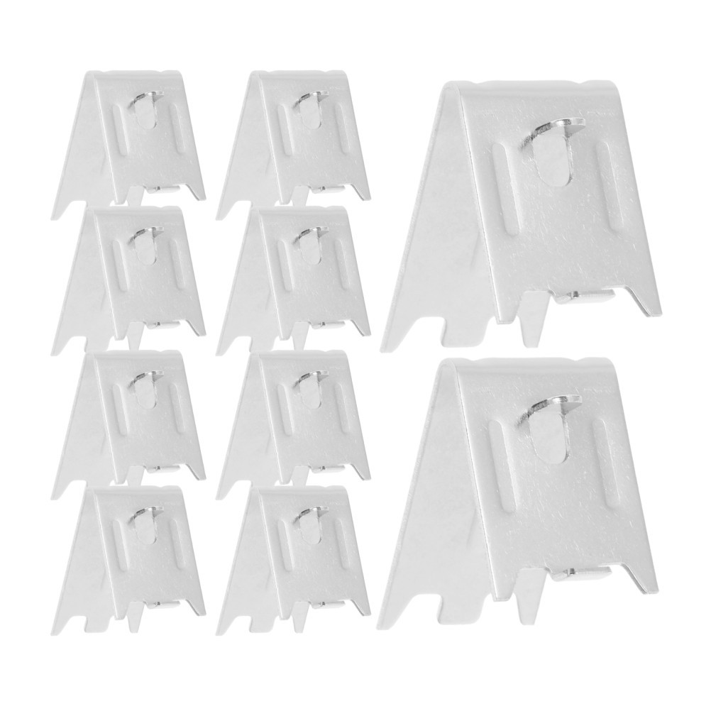 10 Piezas Soporte de Estante Clips de Refrigerador Comercial Soportes de Refrigerador- - Image 2