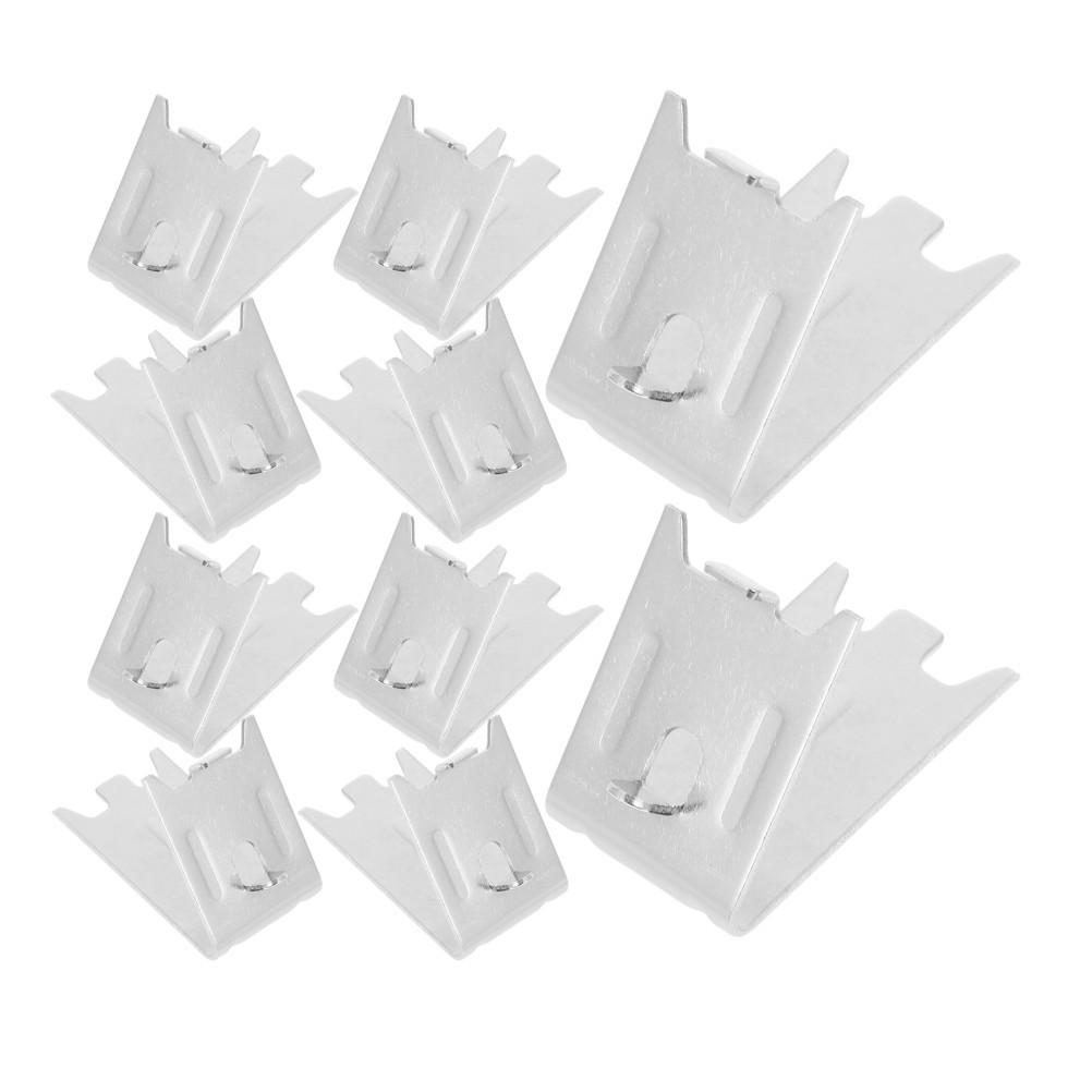10 Piezas Soporte de Estante Clips de Refrigerador Comercial Soportes de Refrigerador- - Image 3