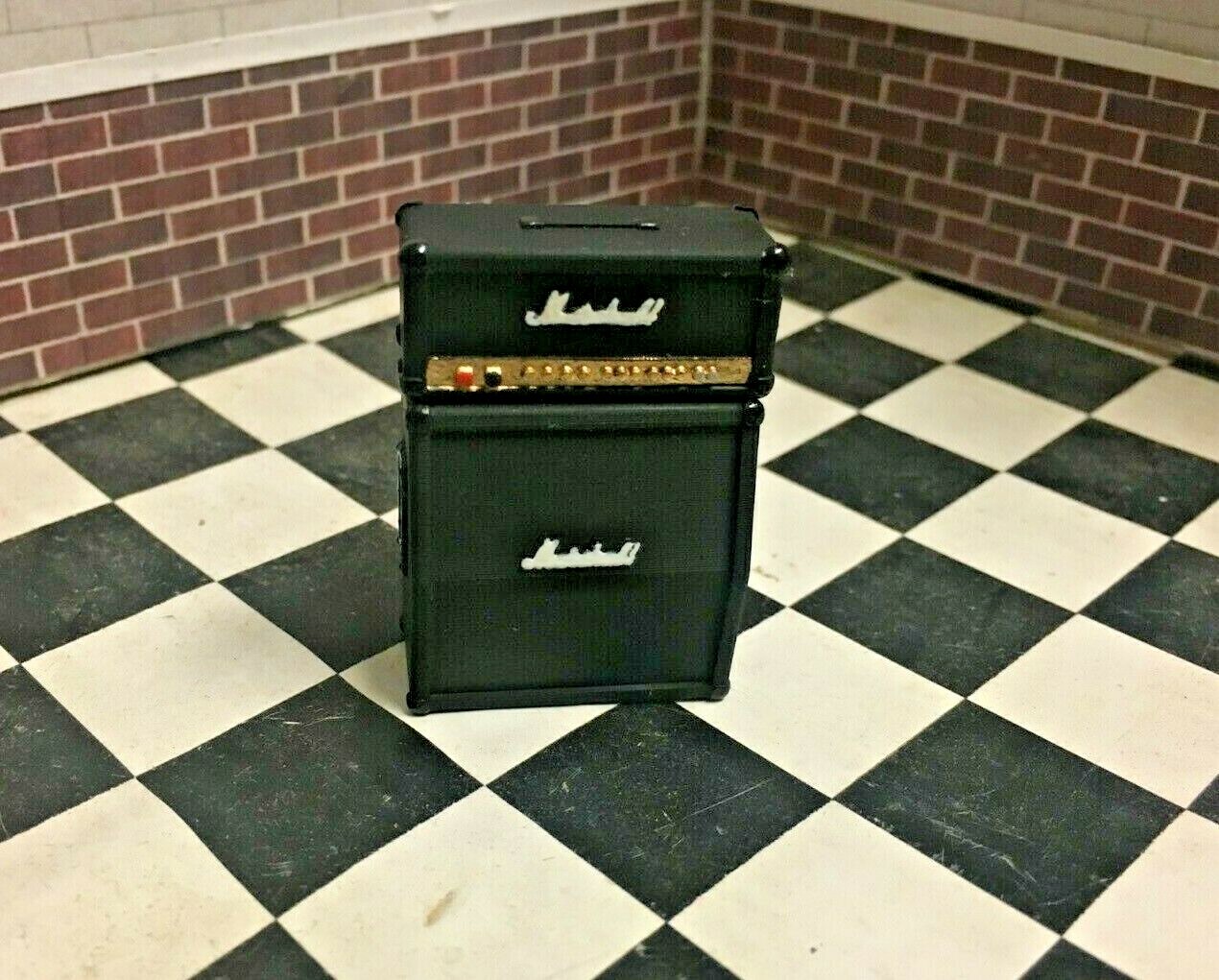1/24 1/25 Resin Guitar Amplifier Head & Speaker Cabinet for Model Car Dioramas - Image 2