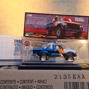 Toyota SR5 4x4 Spectraflame Ice Blue RLC exclusivo de Hot Wheels 🛻’81 -
