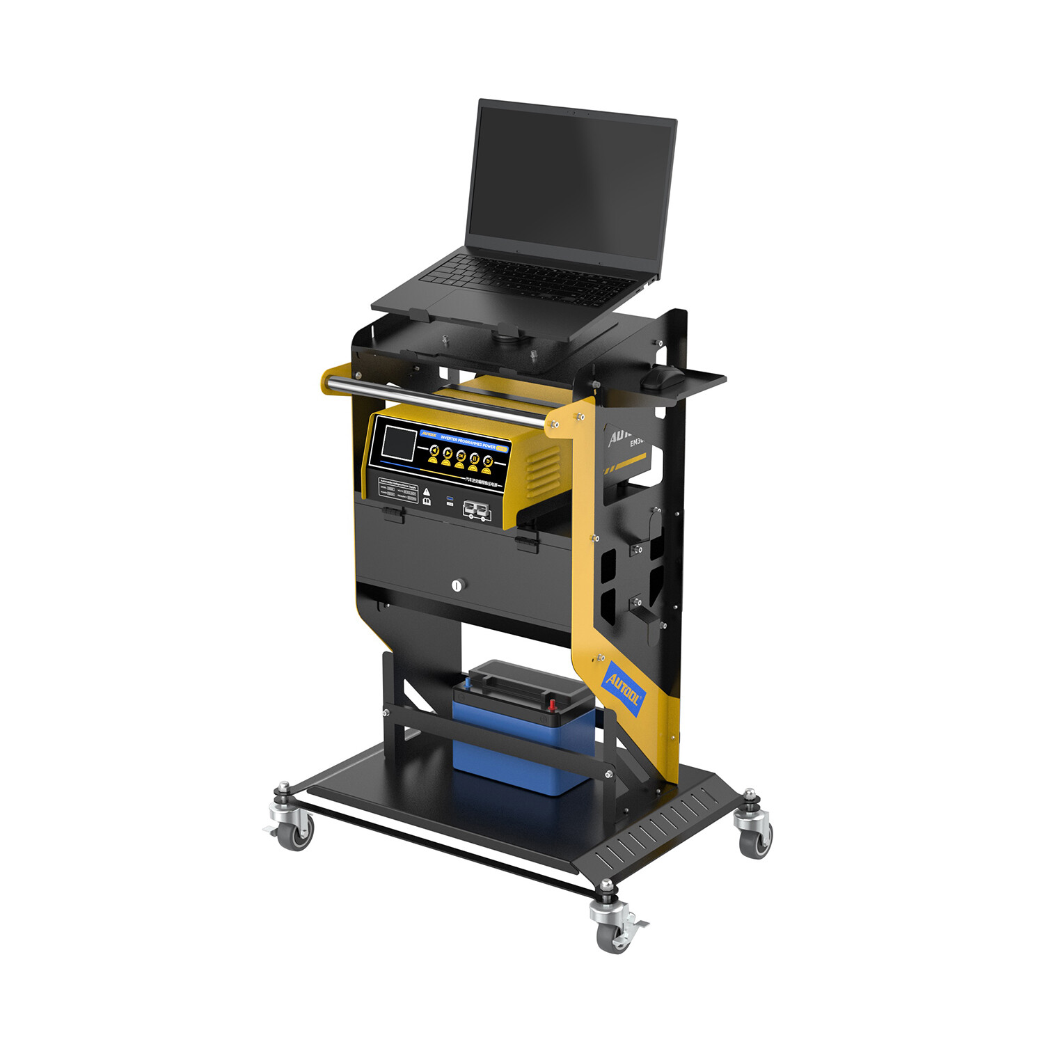 Automotive Service Rolling Tool Cart Garage Trolley Workshop with Rotary lift - Image 3