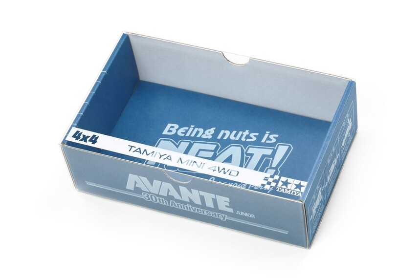 Mini caja de coche Tamiya 95456 básica 4x4 con funda Avante Jr 30 aniversario limitada-