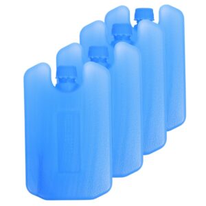 Bandeja de aire acondicionado de 4 piezas cajas pequeñas para bolsas de hielo para bloques refrigeradores-