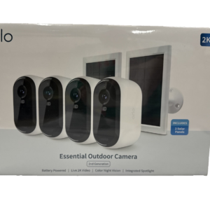 Cámaras de seguridad Arlo, 4 cámaras exteriores con paneles solares, 2K - VMK3450-