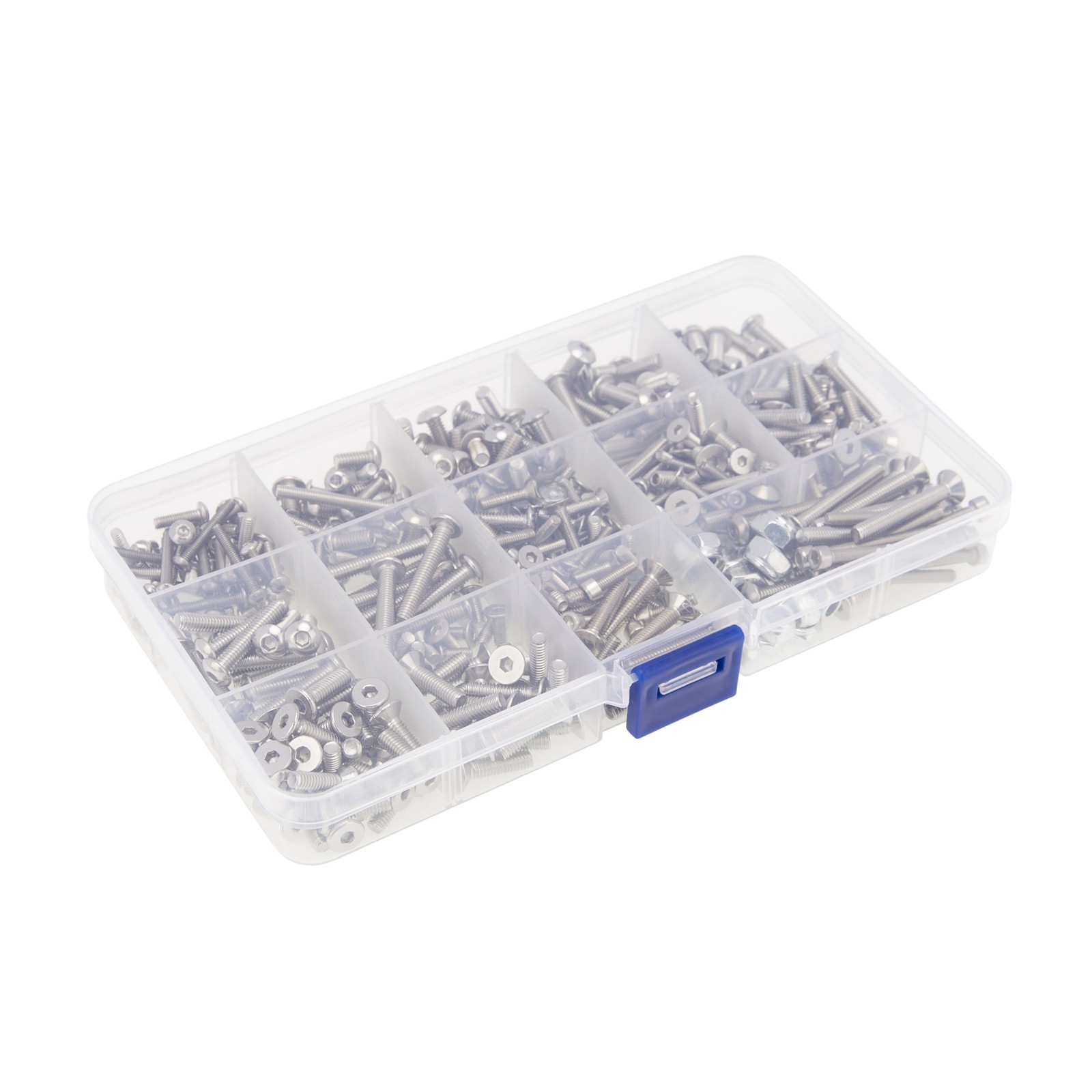 Paquete de 433 tuercas de cabeza hexagonal de acero caja surtida para coche de radiocontrol Axial SCX6 4x4 1/6- - Image 3