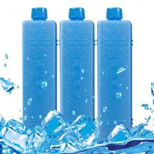 Caja de hielo reutilizable de 6,29 X1,57 pulgadas 16*4 cm 200 ml para bolsas de almuerzo-