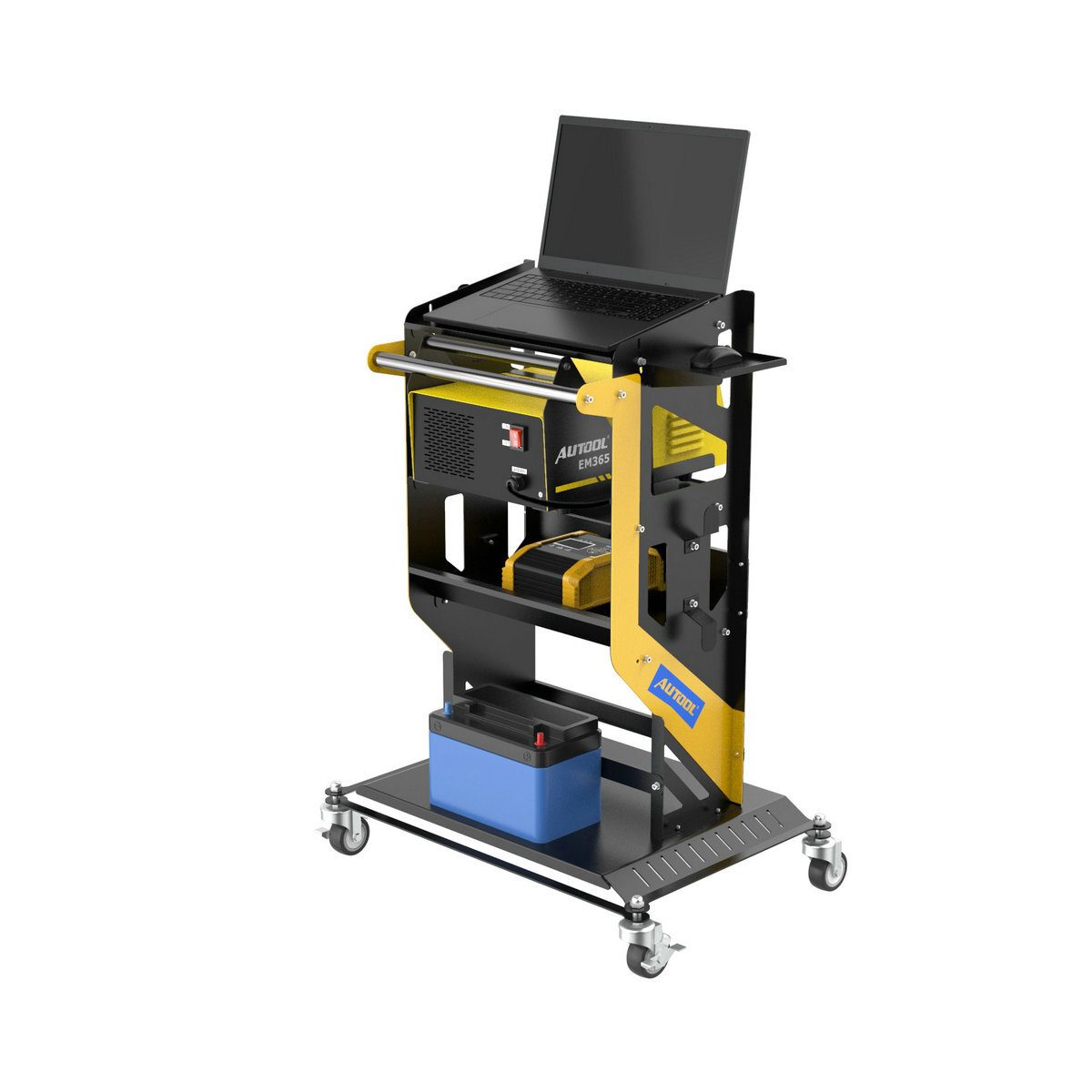 Automotive Service Rolling Tool Cart Garage Trolley Workshop with Rotary lift - Image 3
