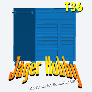 T36 – 1/18 Tool Chest for Garage, Workshop, and Automotive Dioramas