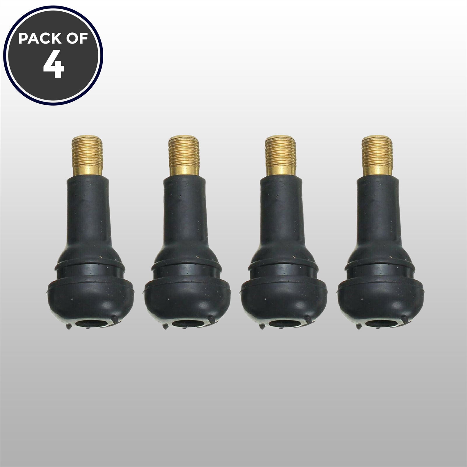 4x Tr413 Válvulas de goma sin cámara para neumáticos y tapones antipolvo escarabajos de tractor de automóvil- - Image 4