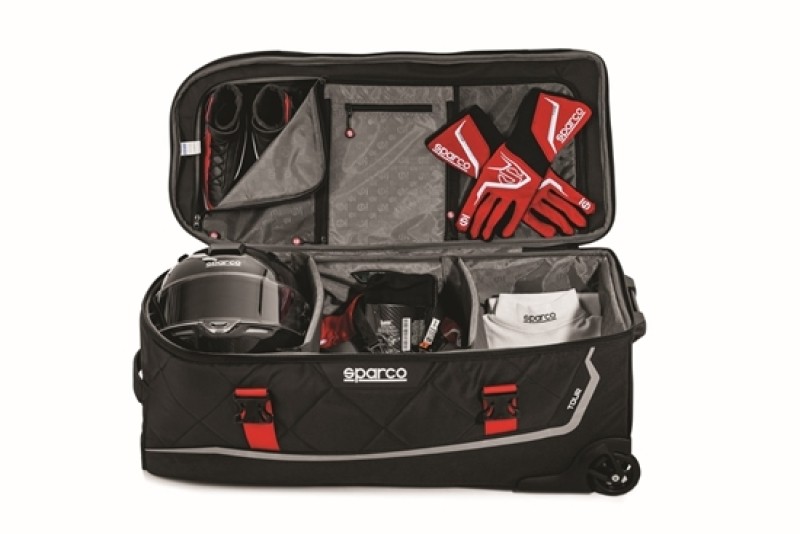 Sparco 016437MRRS Martini Racing XL Trolley Bag—Black & Red Racing Gear Luggage - Image 2