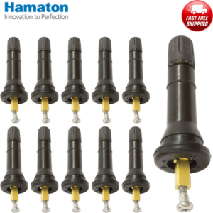 Válvulas de neumático HAMATON Snap-In de alta velocidad Schrader TPMS - autoroscantes Torq de 1,4 Nm-