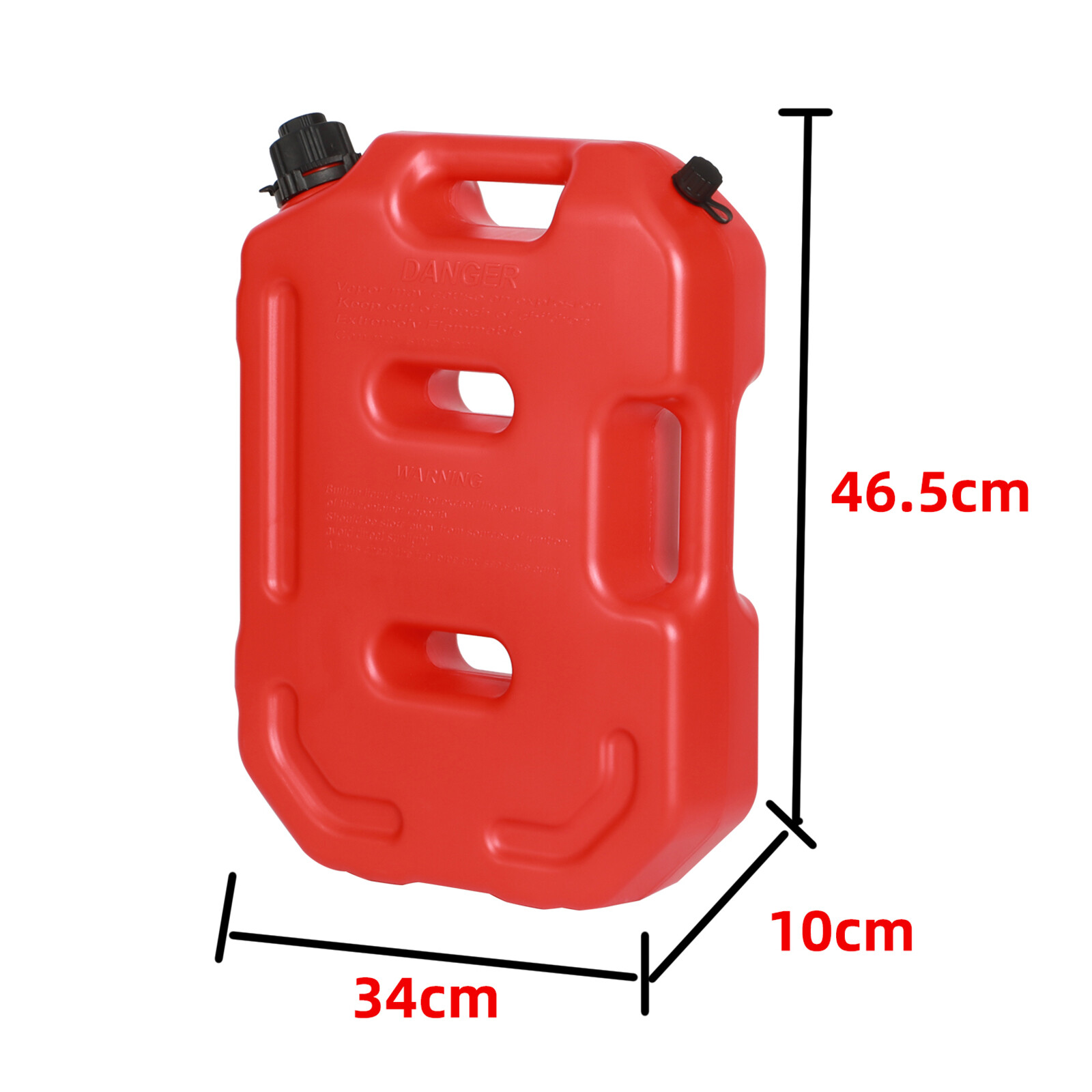 Contenedor de lata de almacenamiento de gasolina y gasóleo tanque de combustible de 10 L para Jeep todoterreno 4x4 ATV RZR- - Image 4