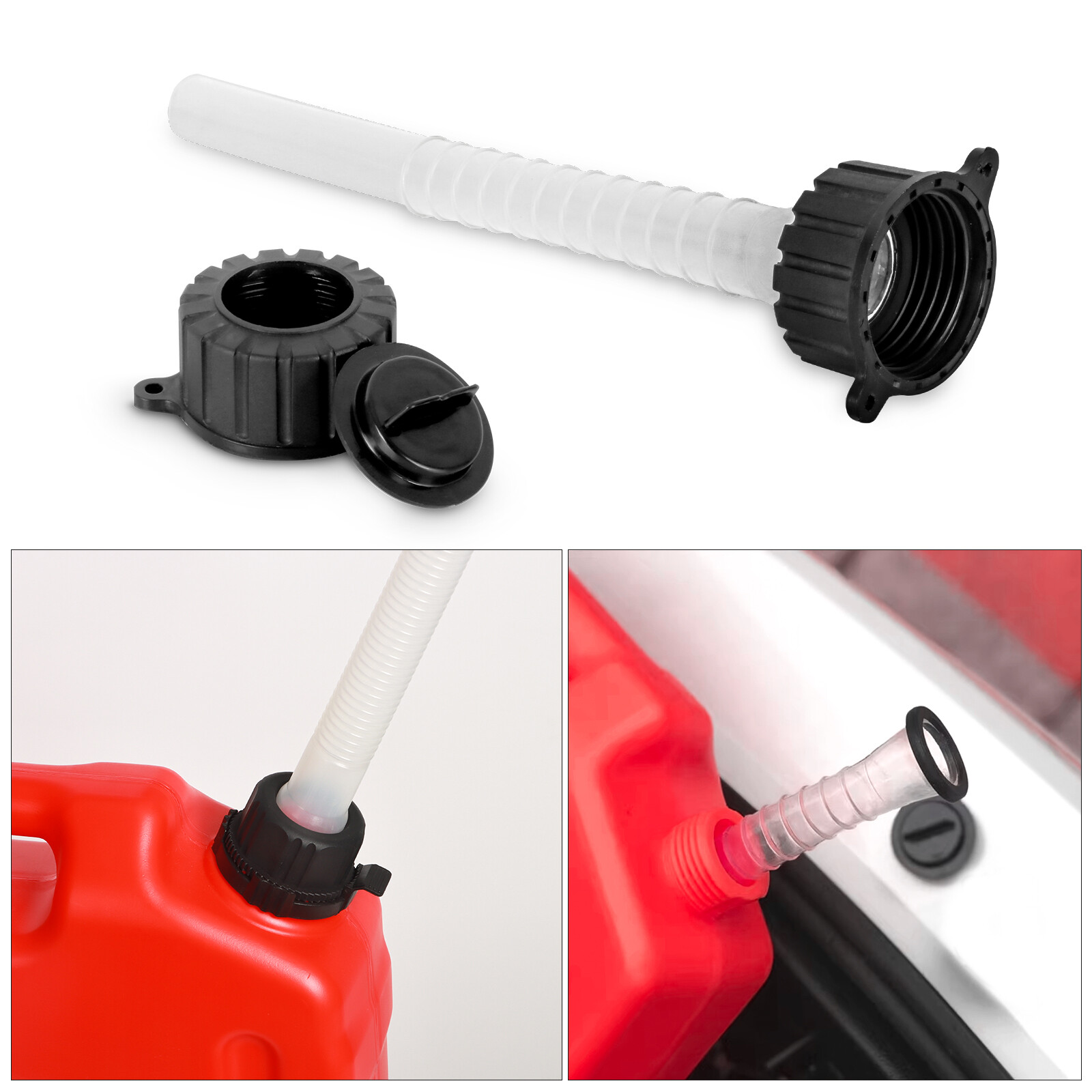 Contenedor de lata de tanque de almacenamiento de gasolina de 30 L con cerraduras para 4x4 SUV ATV UTV motocicleta- - Image 4