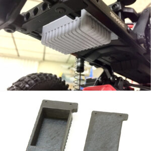 Tanque de combustible a escala impreso en 3D/bañera de almacenamiento de peso para oruga Traxxas TRX-4 4x4-