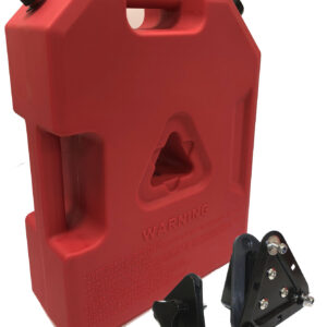 BIDÓN DE 3 GALONES CON SOPORTE DE MONTAJE VEHÍCULO EXTERIOR JEEPS 4 ALMACENAMIENTO DE COMBUSTIBLE-