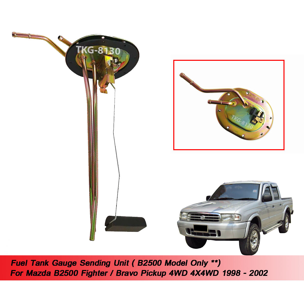 Unidad de envío de medidor de tanque de combustible USO PARA camioneta Mazda B2500 serie B Bravo 4x4 98-02-