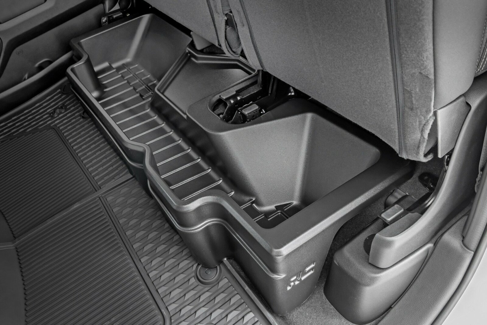 Almacenamiento debajo del asiento Rough Country doble cabina para Ram 1500 2x2/4x4 2019-2025-