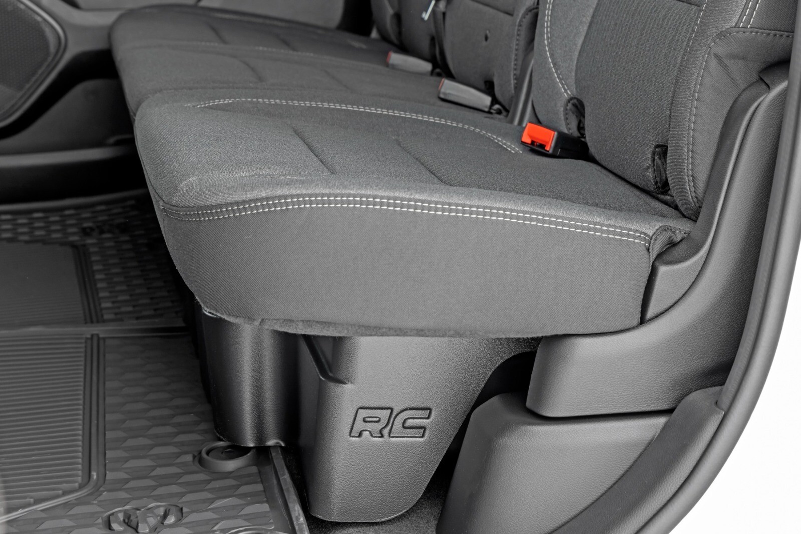 Almacenamiento debajo del asiento Rough Country doble cabina para Ram 1500 2x2/4x4 2019-2025- - Image 4