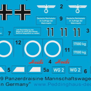 Peddinghaus 3109 1/35 Tank Trolley Personnel Wagon