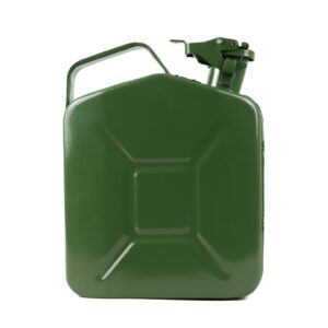 Contenedor Jerry Can de metal de 5 L para almacenamiento de combustible gasolina diésel aceite 4x4 camping-