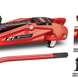 Powerbuilt 640181 Garage Trolley Jack, red 2-Ton