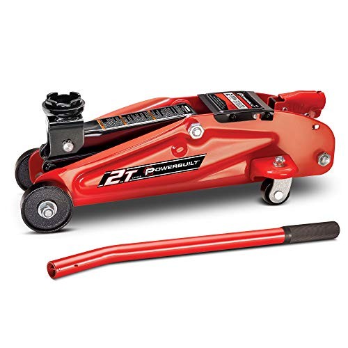 Powerbuilt 640181 Garage Trolley Jack, red 2-Ton - Image 2