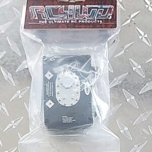 Caja de radio de pila de combustible escala de aluminio Billet RC4WD Z-S1093 (Negro)-