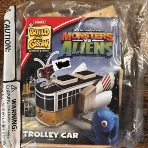 Lowe's Build and Grow Project Kits for Kids 5+ MONSTER vs ALIENS - TROLLEY CAR