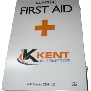 Kent Auto 1636018 First Aid Metal Cabinet Class B, 4 Shelf, Stocked, Exp 09/26