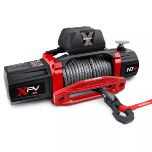 X-BULL Electric Winch 10000LBS 12V Synthetic Rope Towing Trailer Truck 4WD 4X4