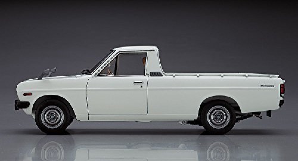 DATSUN Sunny Truck Hasegawa Model kit box 1:24 WHITE B120 1200 Ute Long Body - Image 3
