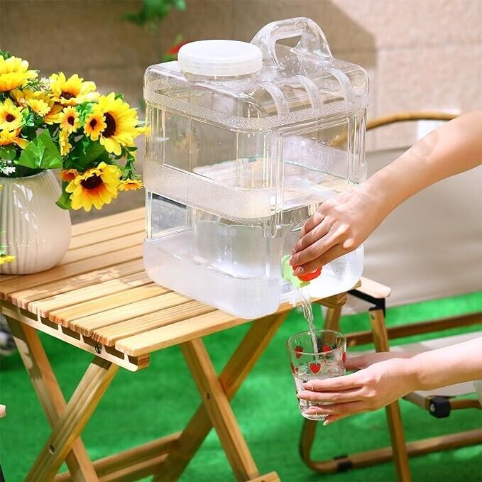 NUEVO Contenedor de agua para almacenamiento dispensador de transporte de camping - 4 galones (15L)- - Image 2