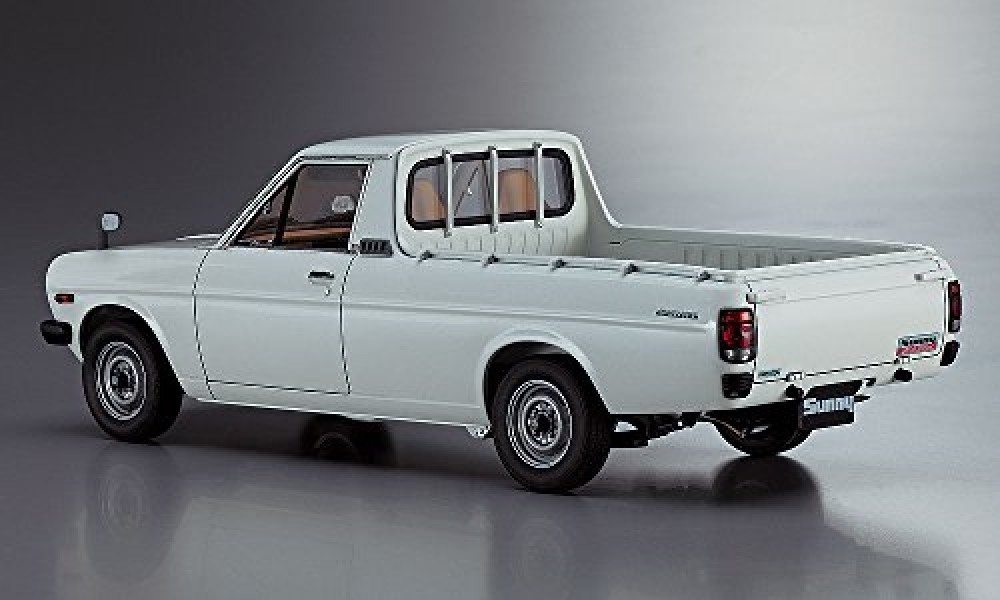 DATSUN Sunny Truck Hasegawa Model kit box 1:24 WHITE B120 1200 Ute Long Body - Image 4