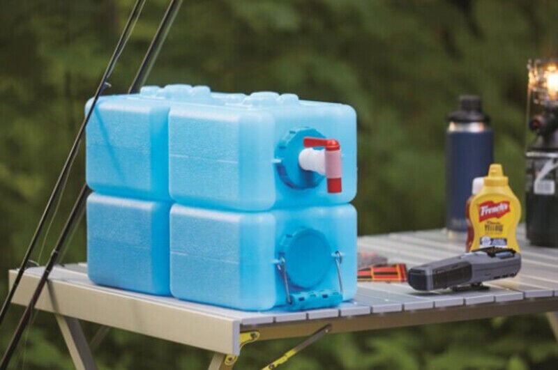 Contenedor de almacenamiento de agua portátil de 3,5 galones sin BPA apilable duradero paquete de 4- - Image 4
