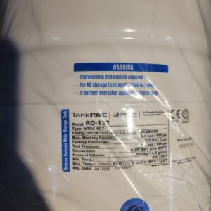 Tanque de almacenamiento de agua ósmosis inversa RO 4,5 galones conexión 1/4" - presurizado-