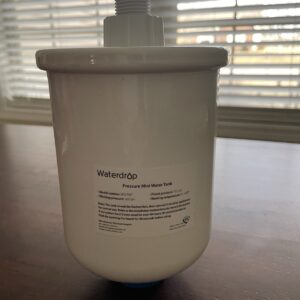 Mini tanque de almacenamiento de tanque de presión de agua Waterdrop WD-PMT para sistema de ósmosis inversa sin tanque-