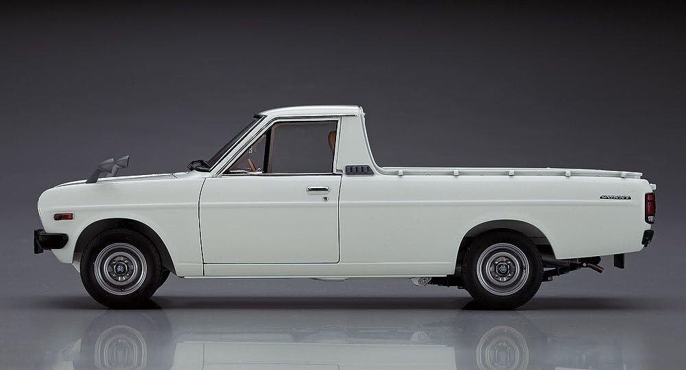 DATSUN Sunny Truck Hasegawa Model kit box 1:24 WHITE B120 1200 Ute Long Body - Image 2